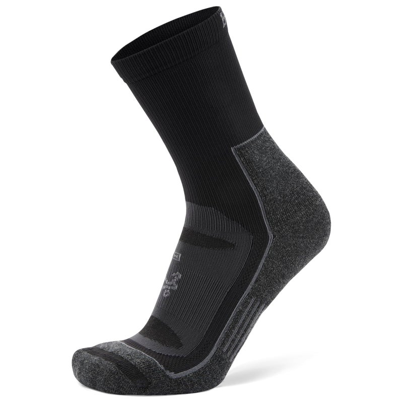 Balega Blister Resist Performance Crew Athletic Running Socks for Men and Women (1 Pair), Black, Large - Image 1
